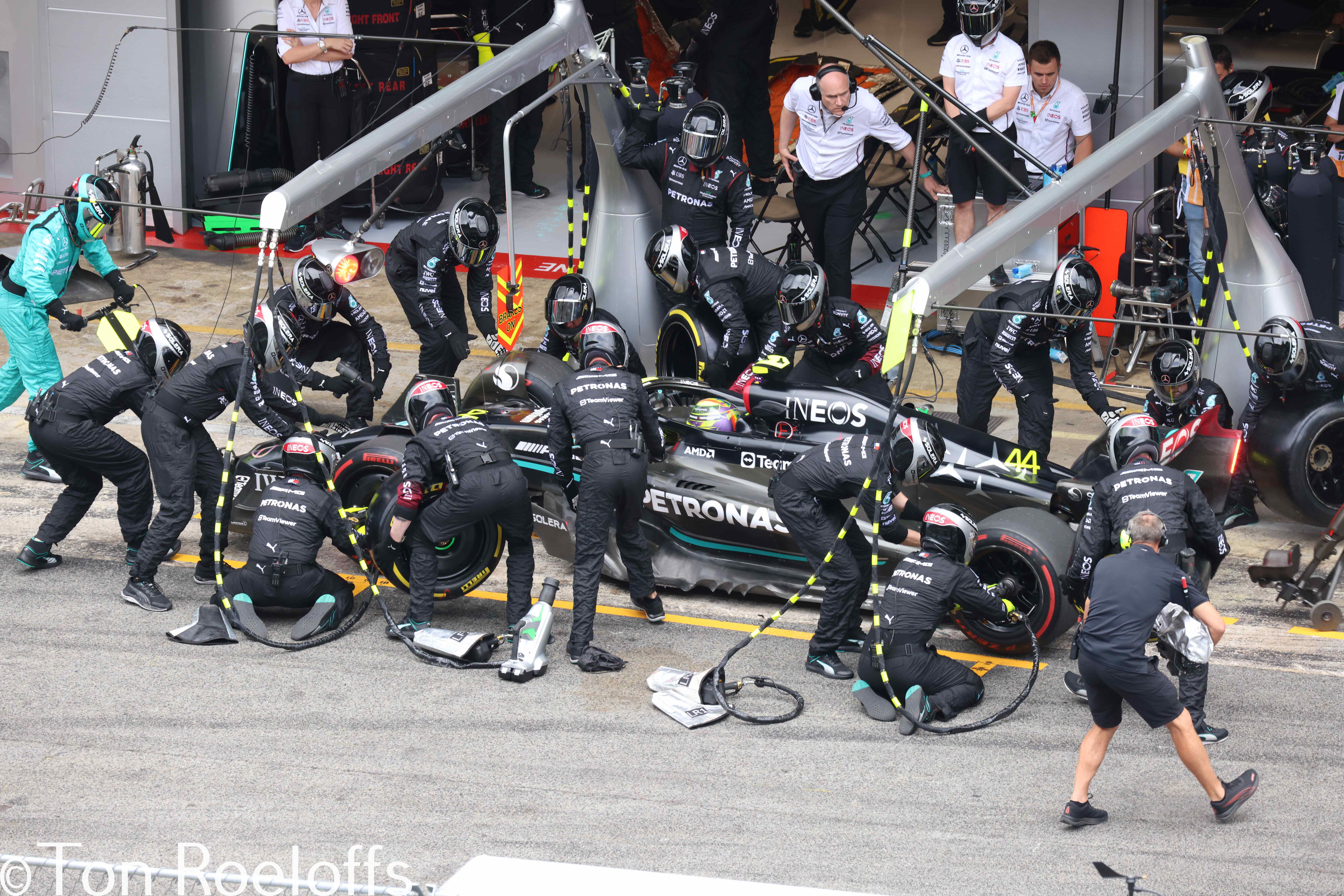 Verstappen pitbox